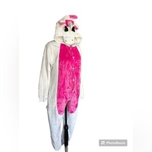 Plush unicorn onesie/costume